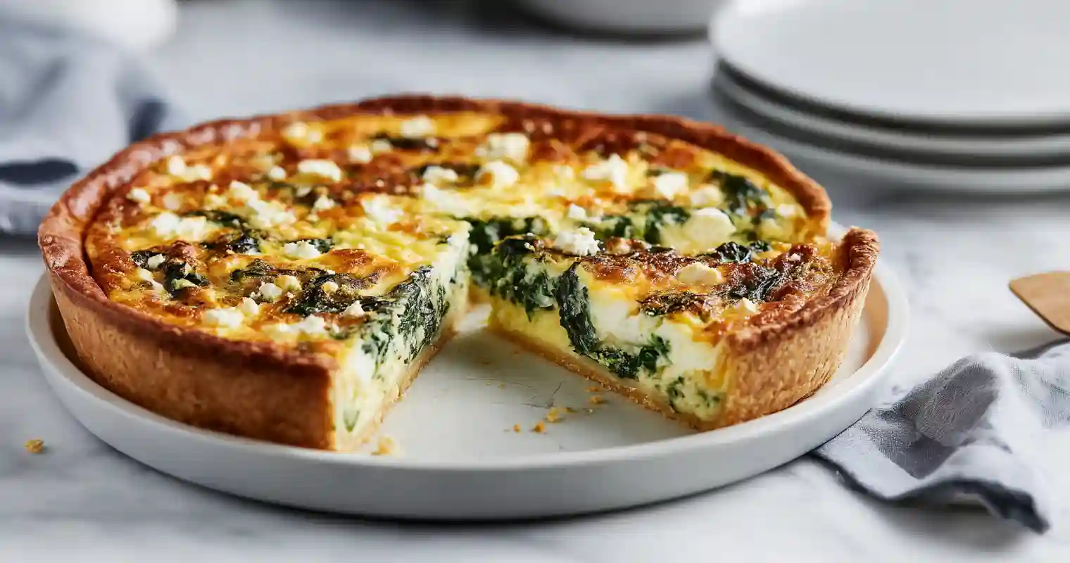 Quiche aux Épinards et Feta